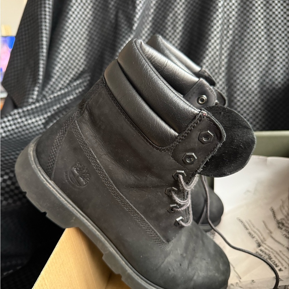 Timberland Black Leather Footwear